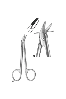 1 Blade Serrated Scissors