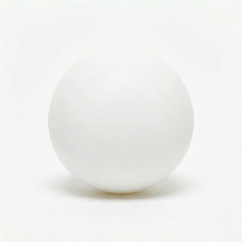 3-Star Table Tennis Ball - Professional Grade, Seamless White