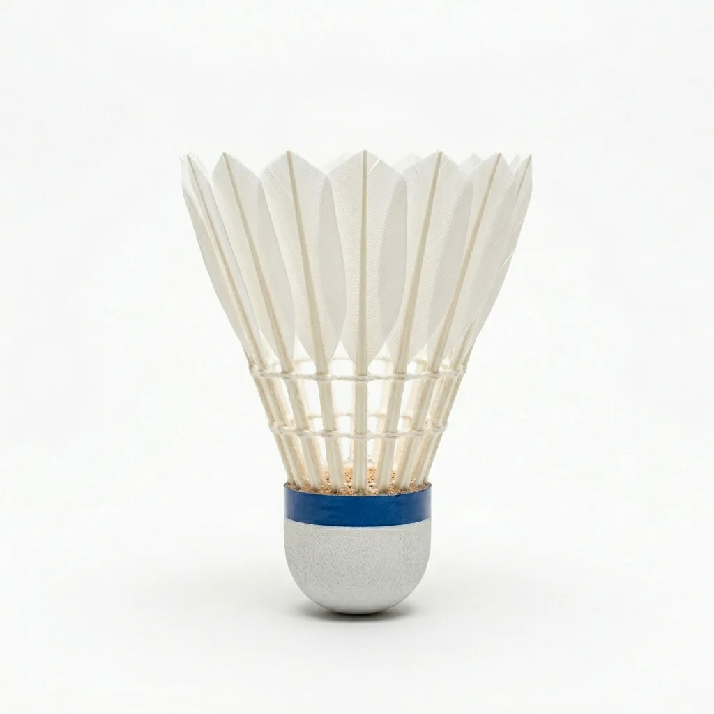 Pro-Grade Goose Feather Badminton Shuttlecock – Speed 77 – Hybrid Base
