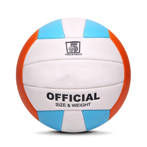 Grain PVC Leather Volleyball For Promotion